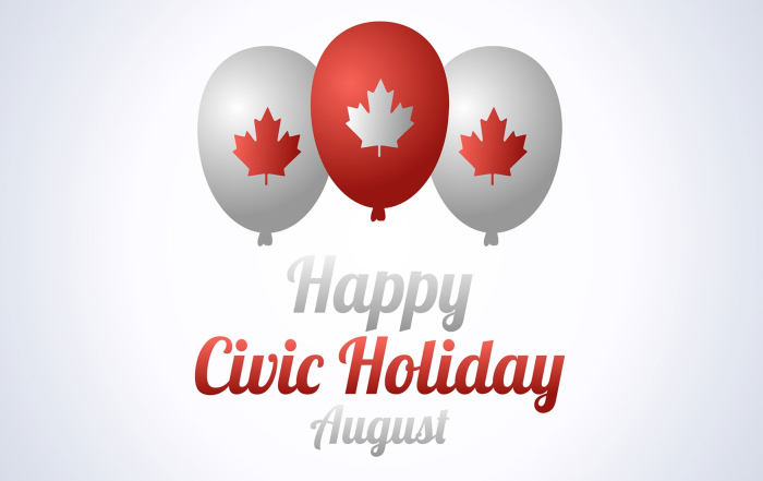 Civic Holiday Wishes From Kitchener Dentist Lancaster Dental